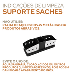 Suporte para Sachê Aço Inox