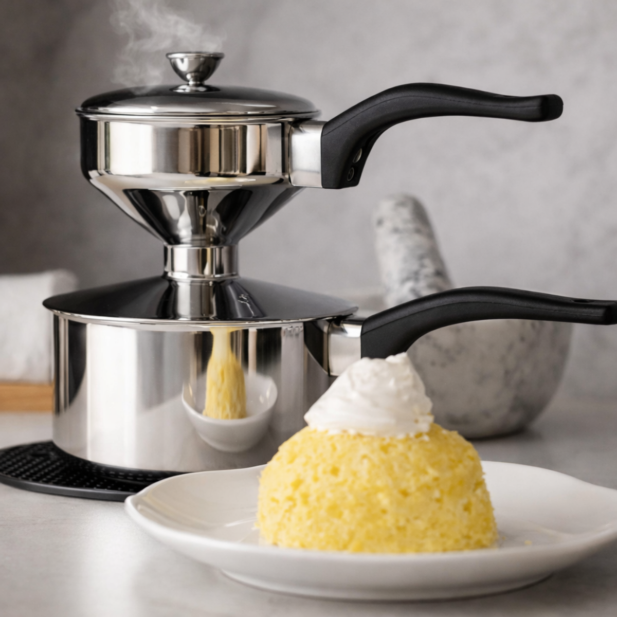 Cuscuzeira Inox 25cm