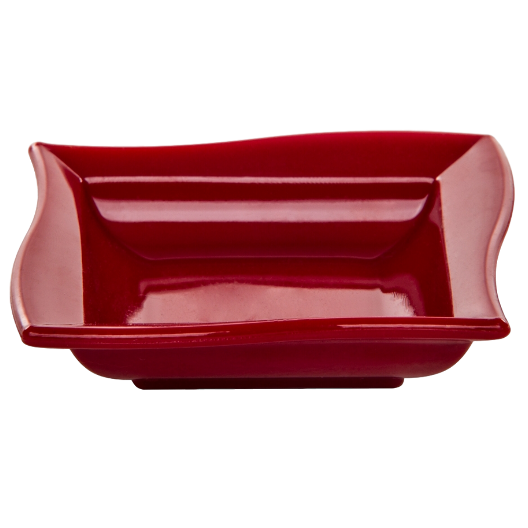 Molheira Shoyu 60ml em polipropileno Vermelho VemPlast