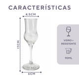 Taça Vidro Licor 90ml