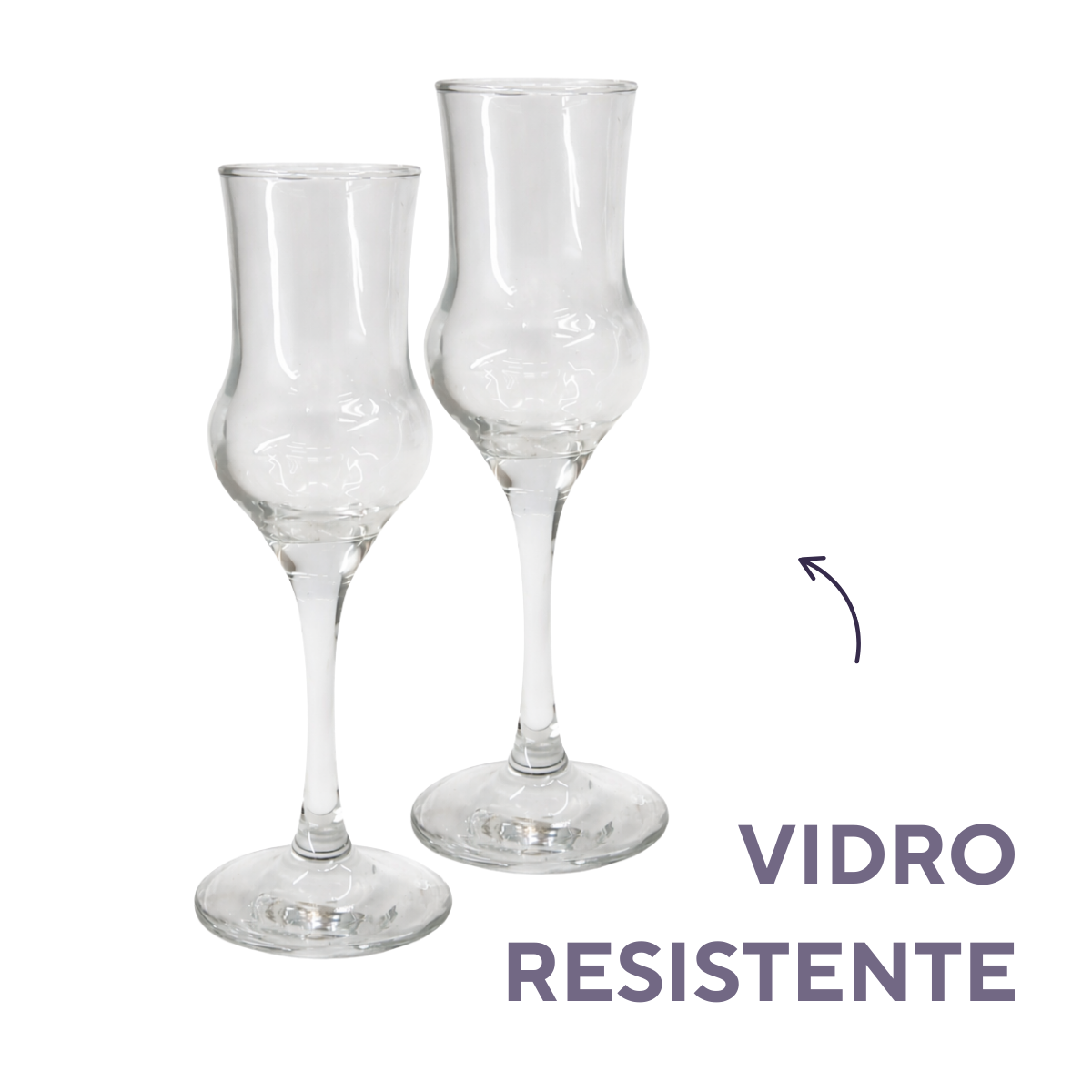 Taça Vidro Licor 90ml