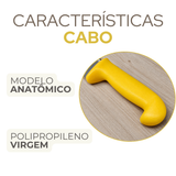 Faca Carne 12° Cabo Amarelo