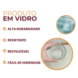 Caneca Lisa Vidro 250ml