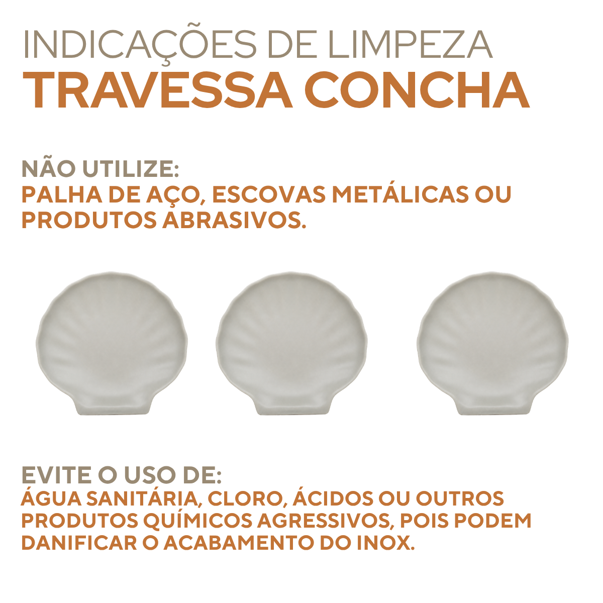 Travessa Concha Servir Melamina 18cm