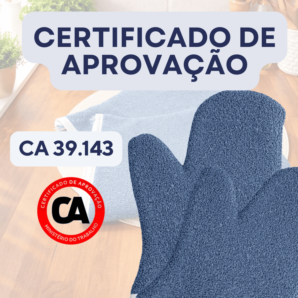 Par Luva Grafatex Até 350 Graus