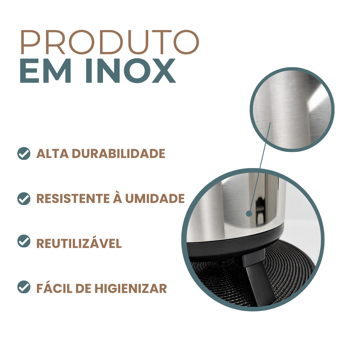 Botijão Térmico 8,5 Litros Inox