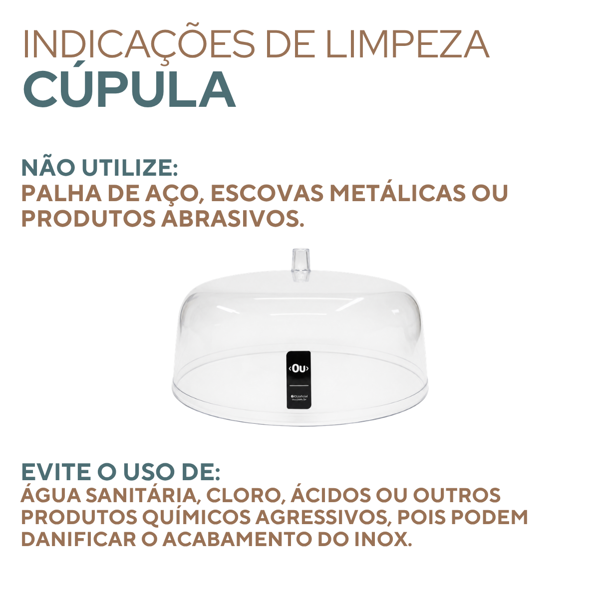 Cúpula Polipropileno 30cm