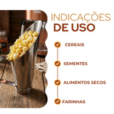 Concha de Cereais Aço Inox 150g