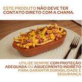 Assadeira Oval Cerâmica 400ml