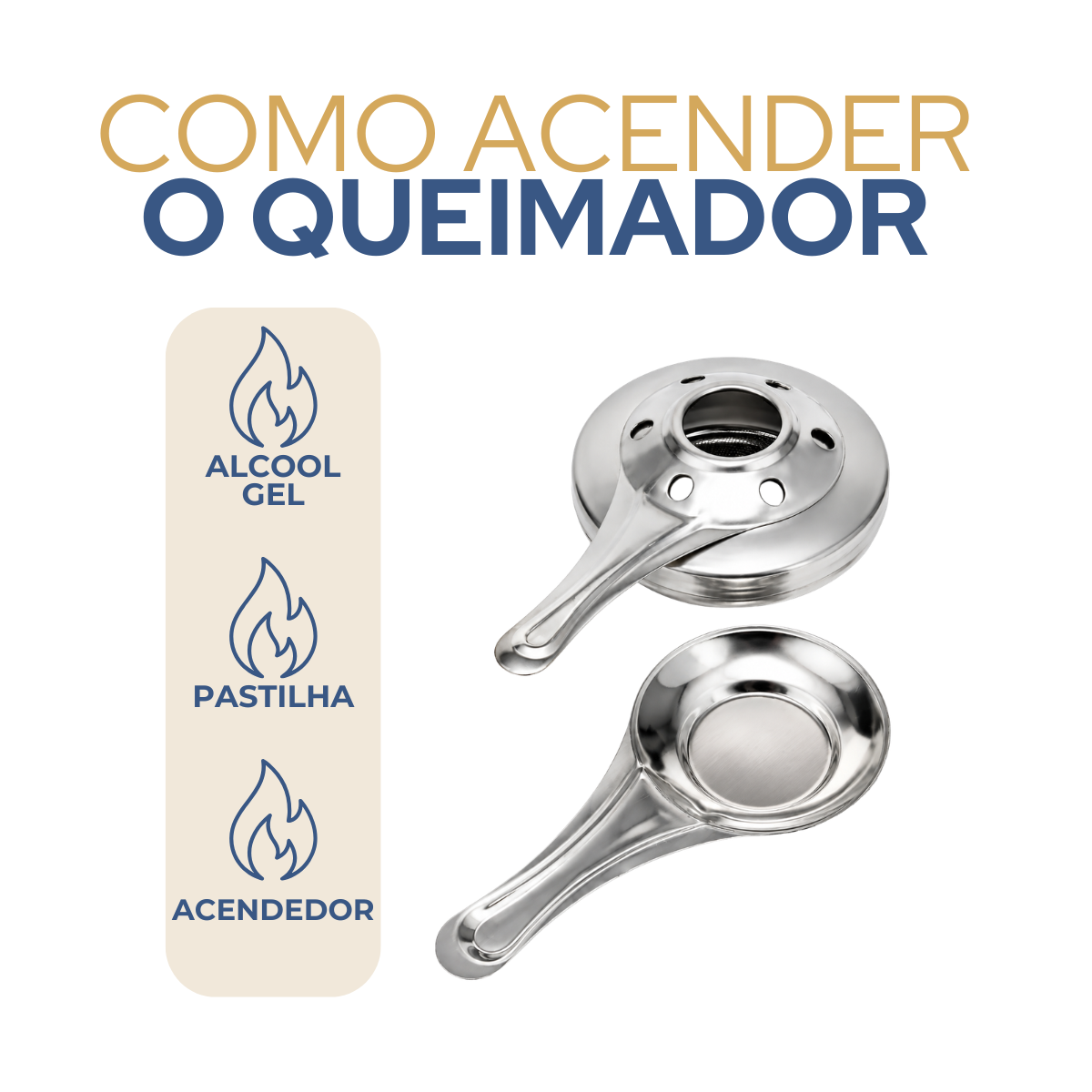 Conjunto Fondue 10 Peças Cinza