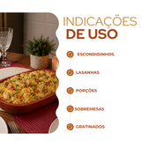Assadeira Oval Cerâmica 3,1L