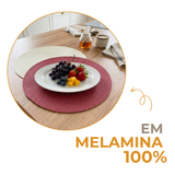 Travessa Oval Melamina 20cm Servir