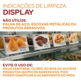 Display Aço Inox Identificação