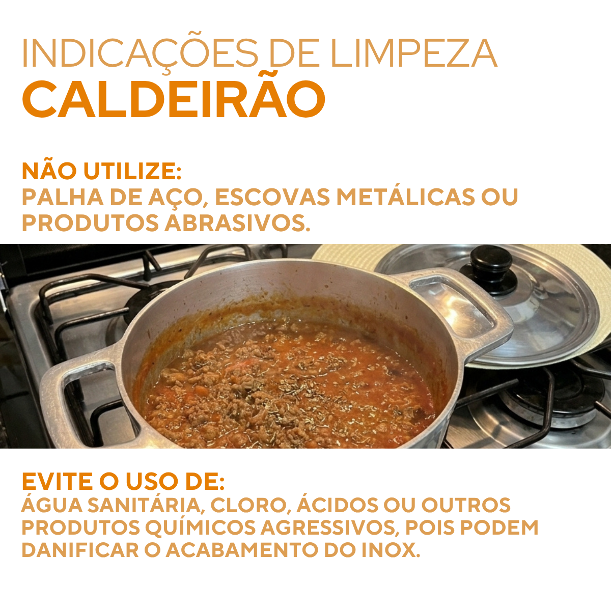 Caldeirão Com Tampa N14 Aluminio Fundido