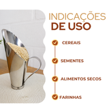 Concha de Cereais Aço Inox 500g