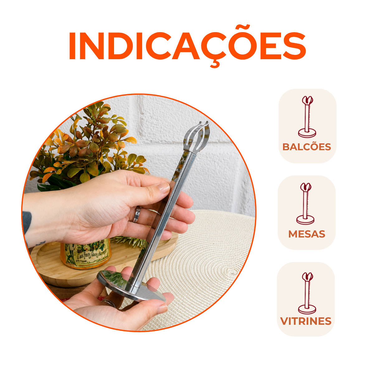 Clip Prendedor Identificador Inox