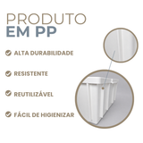 Caixa Organizadora Empilhavel S/Tampa 36 Litros Branca