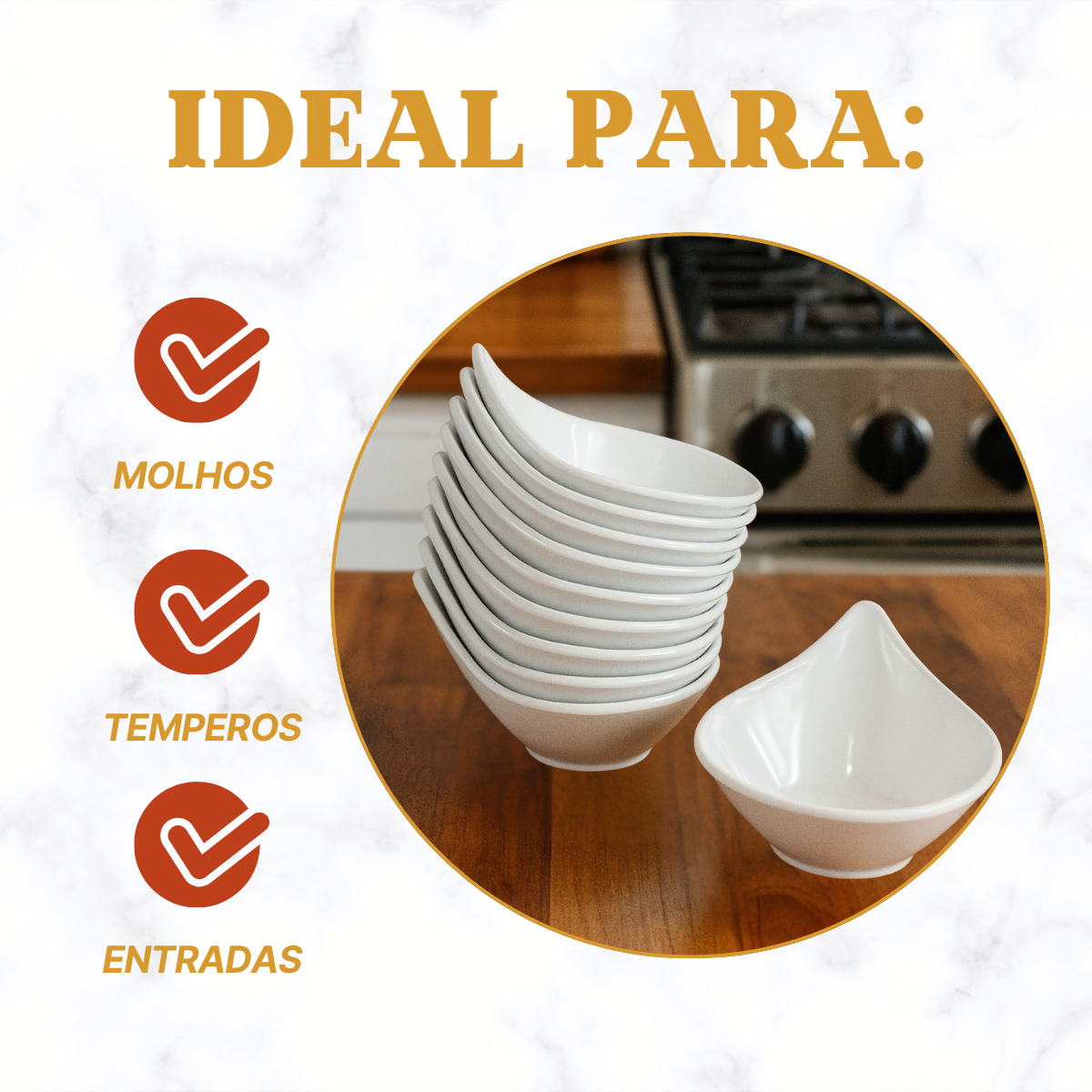 Finger-Food Gota Melamina