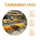Mini Display de mesa para identificação