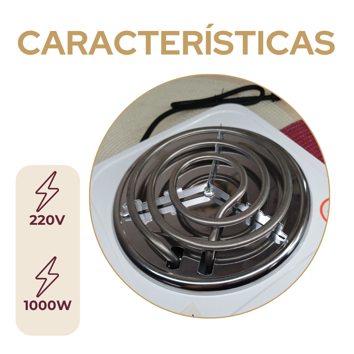 Fogão Elétrico 1 Boca Camping 220v