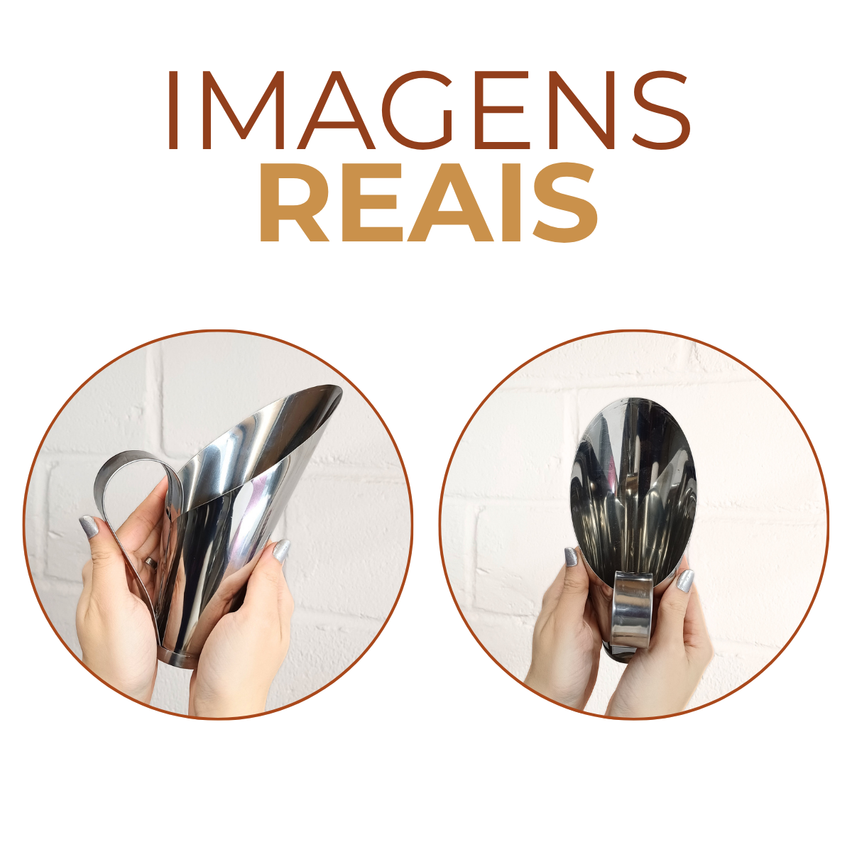 Concha de Cereais Aço Inox 250g
