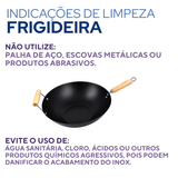 Frigideira Preta Wok 7 Litros