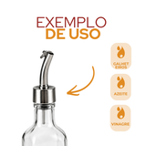Bico Galheteiro Curvo Aço Inox