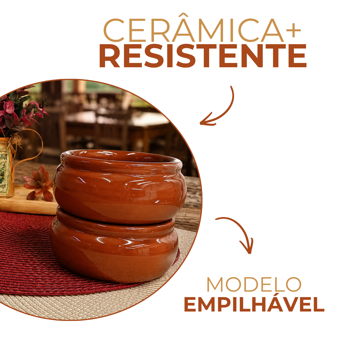 Cumbuca Paulista Cerâmica 400ml