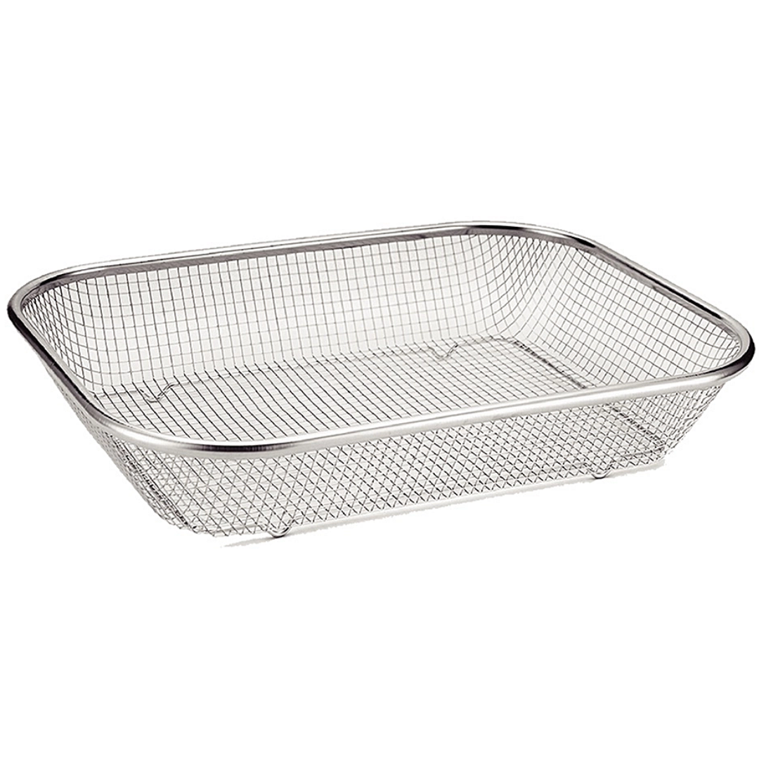 Escorredor Multiuso em Aço Inox Grande - A Gourmet