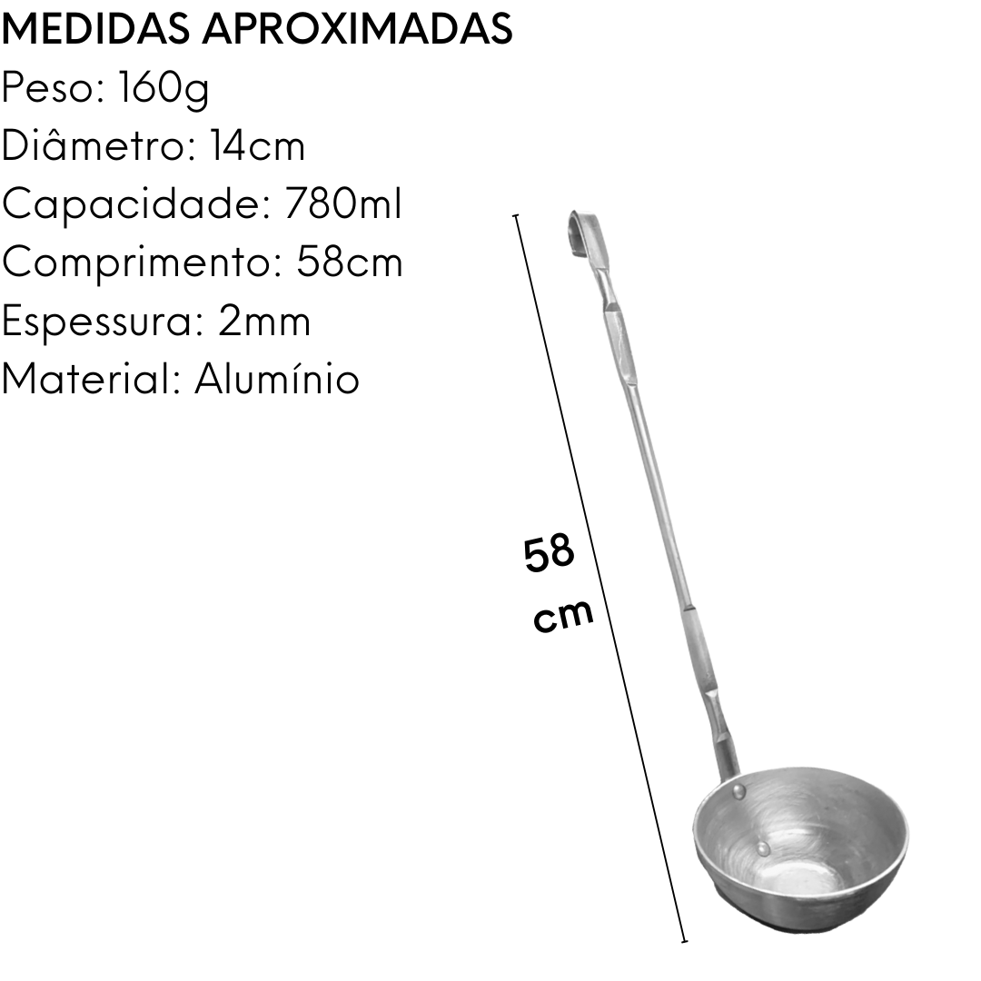 Concha em Aluminio Hotel N14 Arary