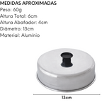 Abafador de Hambúrguer Nº13 em Alumínio Arary