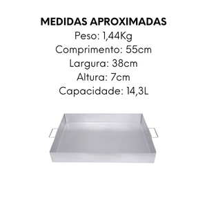 Forma Hotel Assadeira N06 Retangular 14,3L - A Gourmet