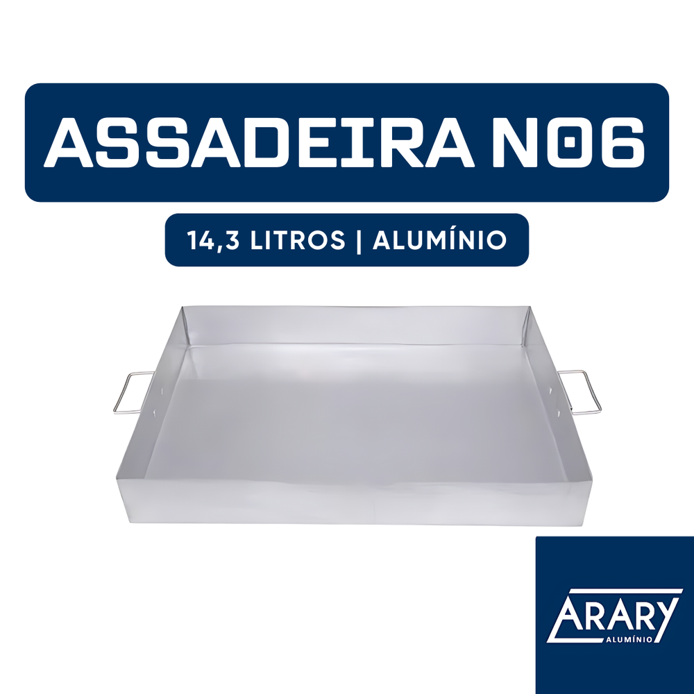 Forma Hotel Assadeira N06 Retangular 14,3L - A Gourmet