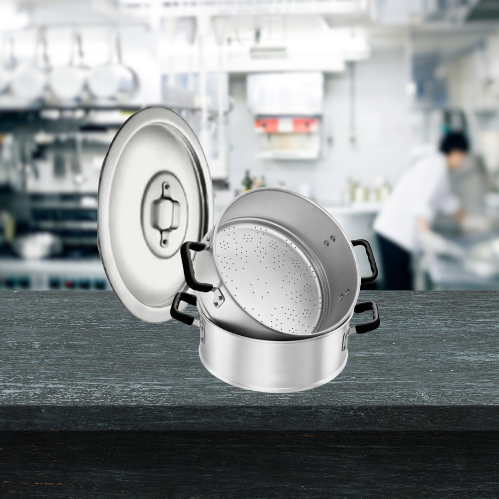 Caçarola a Vapor de Aluminio 36cm ABC