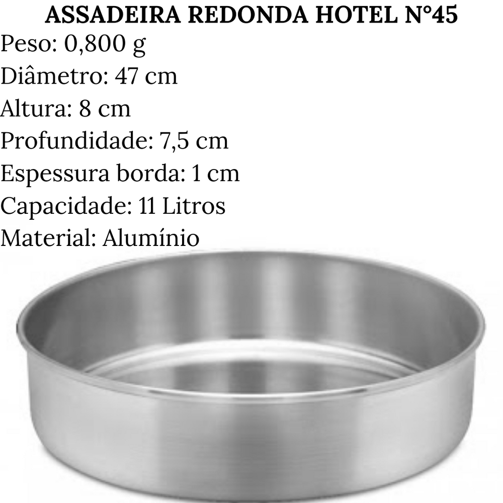 Assadeira Hotel Redonda 11 Litros ABC