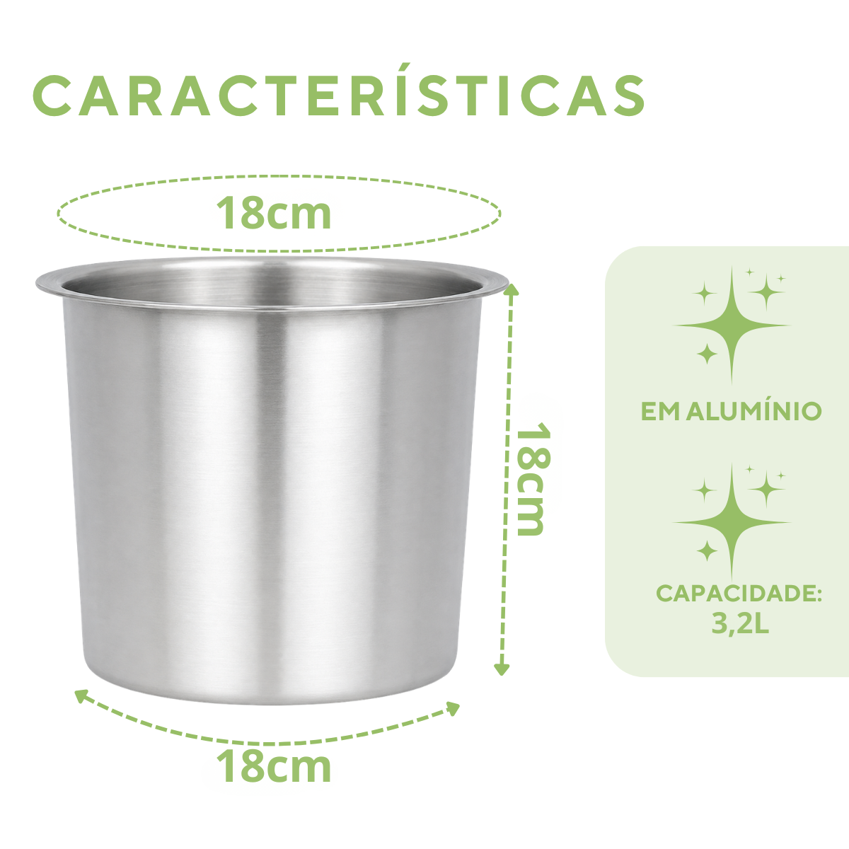 Molheira com Aba 18 para Salsicha 3,2L