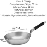 Frigideira Hotel N40 C/ Cabo Baquelite ABC