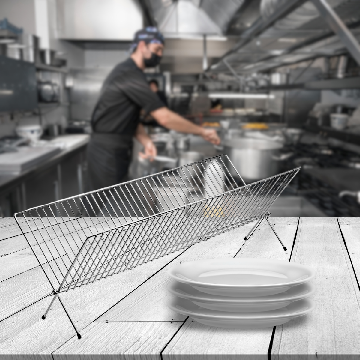 Secador de 36 Pratos Hotel em Aluminio ABC