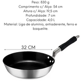 Frigideira Antiaderente Hotel N32 Com Cabo Baquelite A Gourmet