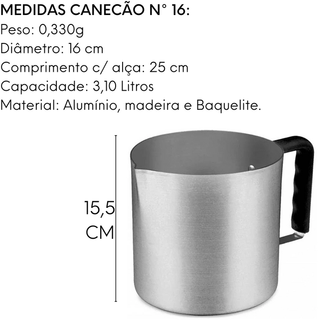 Canecão Fervedor Hotel Com Bico Cabo baquelite N16 Main Image