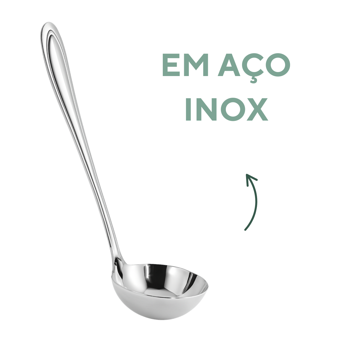 Concha Para Molho Aço Inox