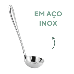 Concha Para Molho Aço Inox