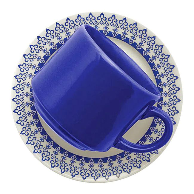 Xicara de Chá Com Pires 180ml Donna Grécia Oxford Hover Image