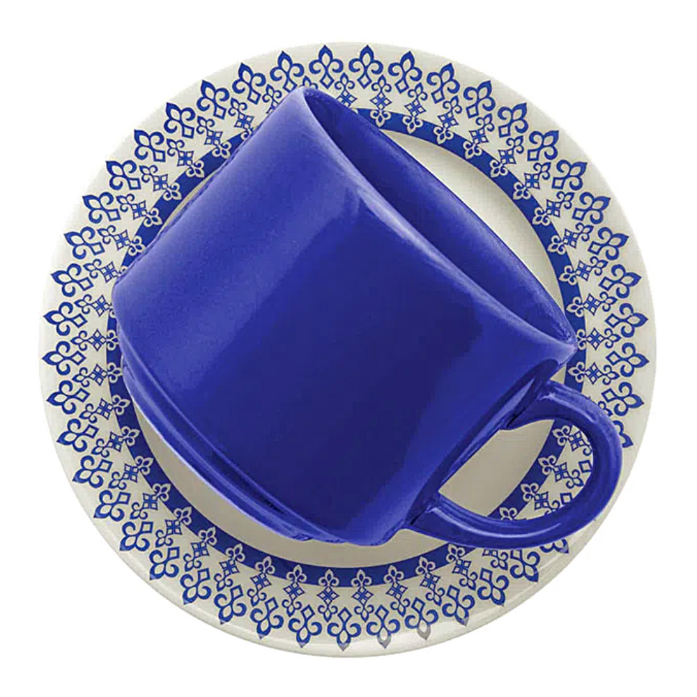 Xicara de Chá Com Pires 180ml Donna Grécia Oxford