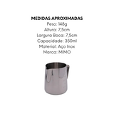 Leiteira em Aço Inox 150ml Mimo Style