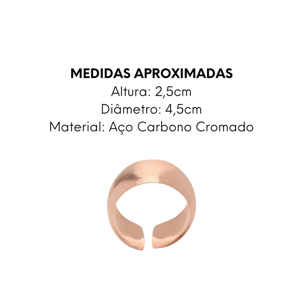 Anel de Guardanapo Bronze Mimo Style