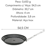 Panela Grill Para Churrasqueira Mimo Style