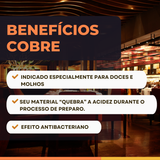 Tacho de Cobre Com Alça de 5L - A Gourmet