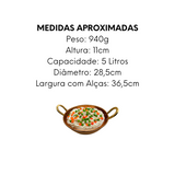 Tacho de Cobre Com Alça de 5L - A Gourmet