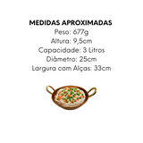 Tacho de Cobre C/Alça 3L - A Gourmet